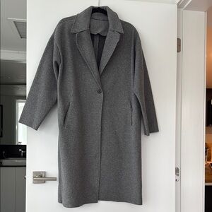 Elegant Gray Women's Coat